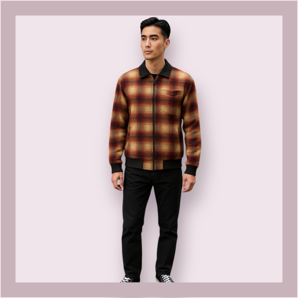 Denham Men’s Plaid Jacket